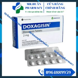 Doxagisin 2mg, Doxagisin, Doxazosin, Doxazosin 2mg, Phì đại tiền liệt tuyến, Tăng huyết áp