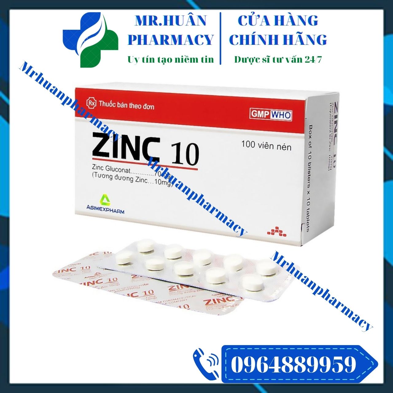 Zinc 10, Zinc 10 Agimexpharm, Kẽm 10mg, Kẽm Gluconat 70mg, Thiếu kẽm, Tiêu chảy Zinc 10, Zinc 10 Agimexpharm, Kẽm 10mg, Kẽm Gluconat 70mg, Thiếu kẽm, Tiêu chảy