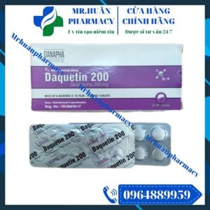 Daquetin 200, Daquetin, Quetiapine, Quetiapin 200mg, Tâm thần phân liệt, Rối loạn lưỡng cực
