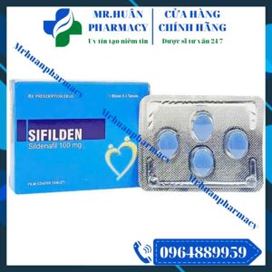 Sifilden 100mg, Sifilden, Sildenafil, Sildenafil 100mg, Yếu sinh lý, Rối loạn cương dương