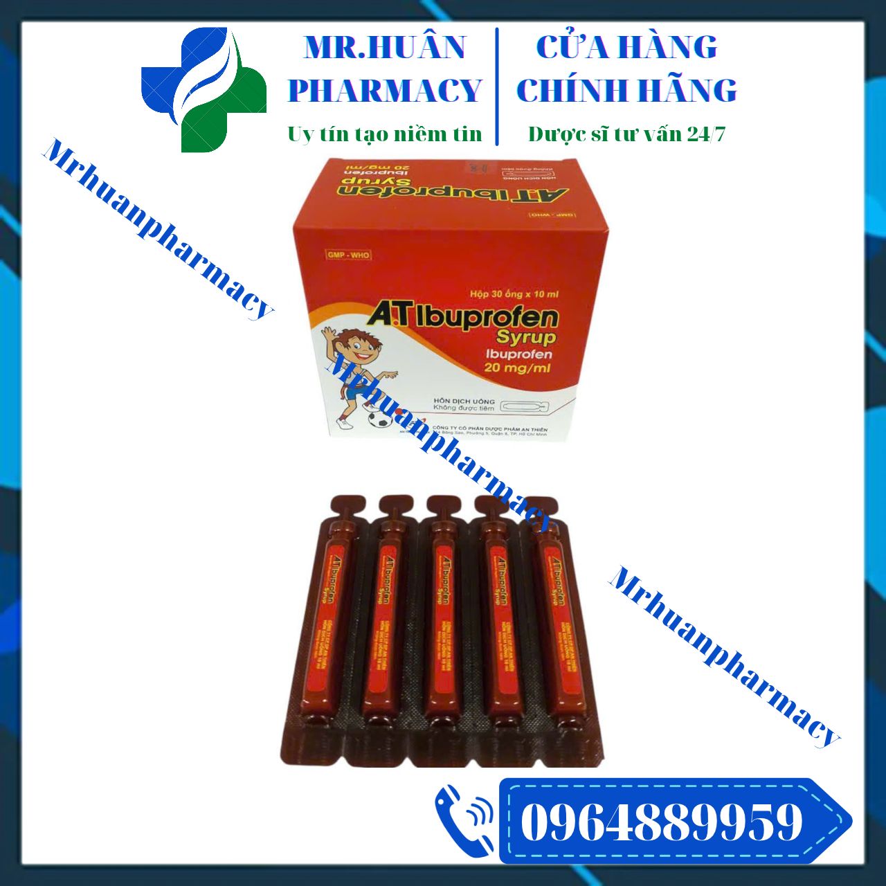 A.T Ibuprofen Syrup 20mg/ml, A.T Ibuprofen Syrup, Ibuprofen, Giảm đau, Hạ sốt, Chống viêm A.T Ibuprofen Syrup 20mg/ml, A.T Ibuprofen Syrup, Ibuprofen, Giảm đau, Hạ sốt, Chống viêm