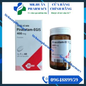 Piracetam-EGIS 400mg, Piracetam-EGIS, Piracetam 400mg, Piracetam, Chóng mặt, Suy giảm trí nhớ