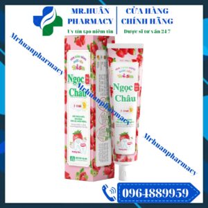 Kem đánh răng dược liệu trẻ em Ngọc Châu, Kem đánh răng dược liệu trẻ em, Kem đánh răng trẻ em, Sâu răng, Viêm lợi, Nhiệt miệng