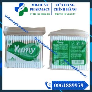 Tăm bông thân trúc Yumy, Yumy, Tăm bông thân trúc, Tăm bông cao cấp, Tăm bông cho cả gia đình, Tăm Bông Cao Cấp Yumy