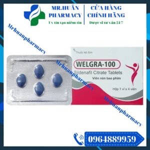 Welgra 100, Sildenafil, Sildenafil 100mg, Yếu sinh lý, Rối loạn cương dương, Welgra